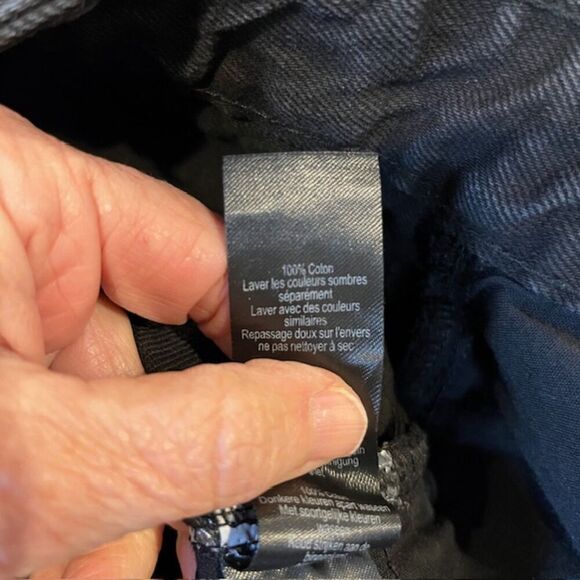 BoohooMAN Men's Black Denim Jeans Button Fly Dark StoneWash Size 36 - Picture 9 of 11